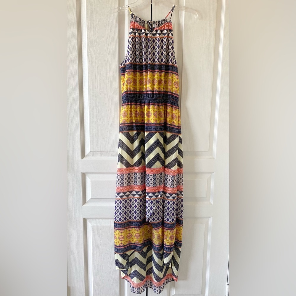 Sanctuary High-Low Maxi Dress - Multi Color